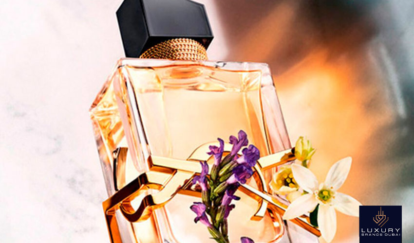 Yves Saint Laurent French perfume brand